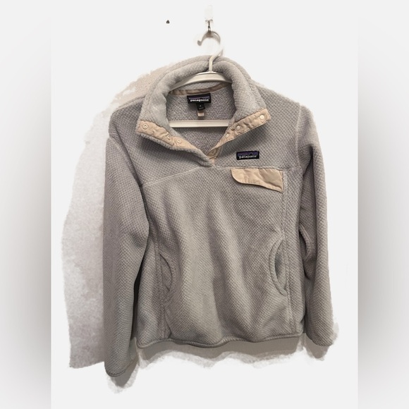 Patagonia Jackets & Blazers - Patagonia Re-Tool Snap T Powder Blue Ivory Medium Womens Outerwear